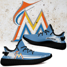 Load image into Gallery viewer, Miami Marlins MLB Sport Teams Like Yeezy Boost Shoes T10911 02