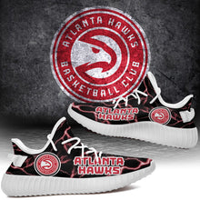 Load image into Gallery viewer, Atlanta Hawks NBA Like Yeezy Shoes Lightning Black Edition Gift For Fans T0811-V08-30