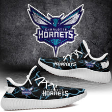 Load image into Gallery viewer, Charlotte Hornets NBA Like Yeezy Shoes Lightning Black Edition Gift For Fans T0811-V08-27