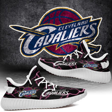 Load image into Gallery viewer, Cleveland Cavaliers NBA Like Yeezy Shoes Lightning Black Edition Gift For Fans T0811-V08-25
