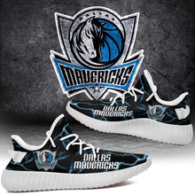 Load image into Gallery viewer, Dallas Mavericks NBA Like Yeezy Shoes Lightning Black Edition Gift For Fans T0811-V08
