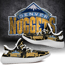Load image into Gallery viewer, Denver Nuggets NBA Like Yeezy Shoes Lightning Black Edition Gift For Fans T0811-V08-23