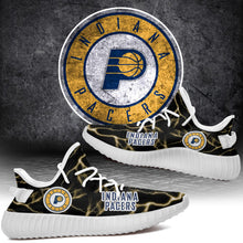 Load image into Gallery viewer, Indiana Pacers NBA Like Yeezy Shoes Lightning Black Edition Gift For Fans T0811-V08-19