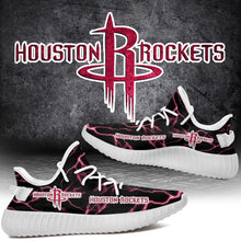 Load image into Gallery viewer, Houston Rockets NBA Like Yeezy Shoes Lightning Black Edition Gift For Fans T0811-V08-20