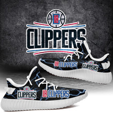 Load image into Gallery viewer, LA Clippers NBA Like Yeezy Shoes Lightning Black Edition Gift For Fans T0811-V08-18