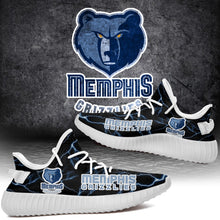 Load image into Gallery viewer, Memphis Grizzlies NBA Like Yeezy Shoes Lightning Black Edition Gift For Fans T0811-V08-16