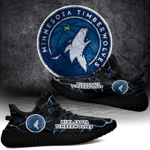Load image into Gallery viewer, Minnesota Timberwolves NBA Like Yeezy Shoes Lightning Black Edition Gift For Fans T0811-V08-13