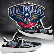 Load image into Gallery viewer, New Orleans Pelicans NBA Like Yeezy Shoes Lightning Black Edition Gift For Fans T0811-V08-12