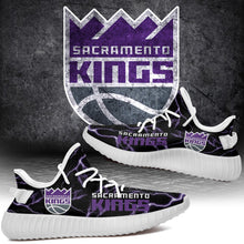 Load image into Gallery viewer, Sacramento Kings NBA Like Yeezy Shoes Lightning Black Edition Gift For Fans T0811-V08-5