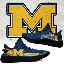 Load image into Gallery viewer, Michigan Wolverines NCAA Sport Teams Like Yeezy Boost Shoes T10711 130