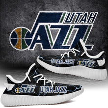 Load image into Gallery viewer, Utah Jazz NBA Like Yeezy Shoes Lightning Black Edition Gift For Fans T0811-V08-2