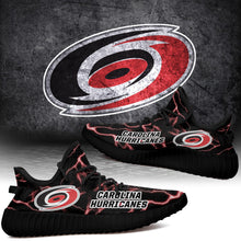 Load image into Gallery viewer, Carolina Hurricanes NHL Like Yeezy Shoes Lightning Black Edition Gift For Fans T0811-V08-26