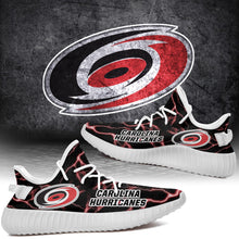Load image into Gallery viewer, Carolina Hurricanes NHL Like Yeezy Shoes Lightning Black Edition Gift For Fans T0811-V08-26