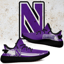 Load image into Gallery viewer, Northwestern Wildcats NCAA Sport Teams Like Yeezy Boost Shoes T10711 098