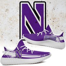 Load image into Gallery viewer, Northwestern Wildcats NCAA Sport Teams Like Yeezy Boost Shoes T10711 098