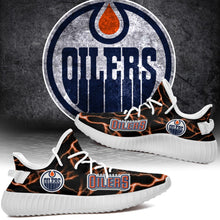 Load image into Gallery viewer, Edmonton Oilers NHL Like Yeezy Shoes Lightning Black Edition Gift For Fans T0811-V08-20