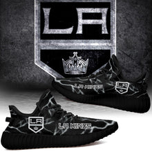 Load image into Gallery viewer, Los Angeles Kings NHL Like Yeezy Shoes Lightning Black Edition Gift For Fans T0811-V08-18