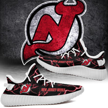 Load image into Gallery viewer, New Jersey Devils NHL Like Yeezy Shoes Lightning Black Edition Gift For Fans T0811-V08-14