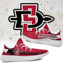 Load image into Gallery viewer, San Diego State Aztecs NCAA Sport Teams Like Yeezy Boost Shoes T10711 070
