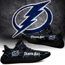 Load image into Gallery viewer, Tampa Bay Lightning NHL Like Yeezy Shoes Lightning Black Edition Gift For Fans T0811-V08-6