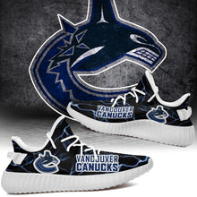 Load image into Gallery viewer, Vancouver Canucks NHL Like Yeezy Shoes Lightning Black Edition Gift For Fans T0811-V08-4