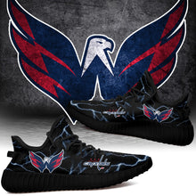 Load image into Gallery viewer, Washington Capitals NHL Like Yeezy Shoes Lightning Black Edition Gift For Fans T0811-V08-2