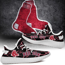 Load image into Gallery viewer, Boston Red Sox MLB Like Yeezy Shoes Lightning Black Edition Gift For Fans T0811-V08-27