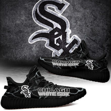 Load image into Gallery viewer, Chicago White Sox MLB Like Yeezy Shoes Lightning Black Edition Gift For Fans T0811-V08-25