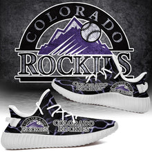 Load image into Gallery viewer, Colorado Rockies MLB Like Yeezy Shoes Lightning Black Edition Gift For Fans T0811-V08-22