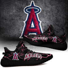 Load image into Gallery viewer, Los Angeles Angels MLB Like Yeezy Shoes Lightning Black Edition Gift For Fans T0811-V08-18
