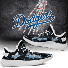 Load image into Gallery viewer, Los Angeles Dodgers MLB Like Yeezy Shoes Lightning Black Edition Gift For Fans T0811-V08-17