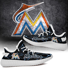 Load image into Gallery viewer, Miami Marlins MLB Like Yeezy Shoes Lightning Black Edition Gift For Fans T0811-V08-16