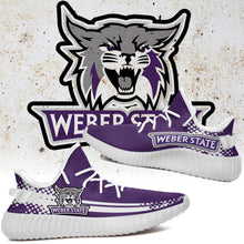 Load image into Gallery viewer, Weber State Wildcats NCAA Sport Teams Like Yeezy Boost Shoes T10711 012