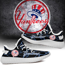 Load image into Gallery viewer, New York Yankees MLB Like Yeezy Shoes Lightning Black Edition Gift For Fans T0811-V08-12