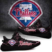 Load image into Gallery viewer, Philadelphia Phillies MLB Like Yeezy Shoes Lightning Black Edition Gift For Fans T0811-V08-10