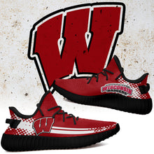 Load image into Gallery viewer, Wisconsin Badgers NCAA Sport Teams Like Yeezy Boost Shoes T10711 005