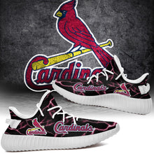 Load image into Gallery viewer, St. Louis Cardinals MLB Like Yeezy Shoes Lightning Black Edition Gift For Fans T0811-V08-6