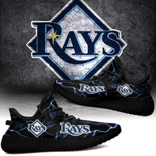 Load image into Gallery viewer, Tampa Bay Rays NHL Like Yeezy Shoes Lightning Black Edition Gift For Fans T0811-V08-5