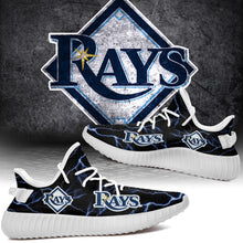 Load image into Gallery viewer, Tampa Bay Rays NHL Like Yeezy Shoes Lightning Black Edition Gift For Fans T0811-V08-5