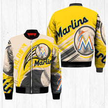Load image into Gallery viewer, Miami Marlins MLB Balls Bomber Jacket Apparel Gift For Fans L0711-17
