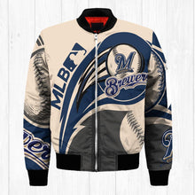 Load image into Gallery viewer, Milwaukee Brewers MLB Balls Bomber Jacket Apparel Gift For Fans L0711-16