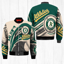 Load image into Gallery viewer, Oakland Athletics MLB Balls Bomber Jacket Apparel Gift For Fans L0711-12