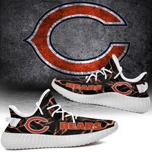 Load image into Gallery viewer, Chicago Bears NFL Like Yeezy Shoes Lightning Black Edition Gift For Fans T0811-V08-27