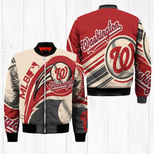 Load image into Gallery viewer, Washington Nationals MLB Balls Bomber Jacket Apparel Gift For Fans L0711-29
