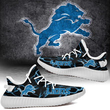 Load image into Gallery viewer, Detroit Lions NFL Like Yeezy Shoes Lightning Black Edition Gift For Fans T0811-V08-23