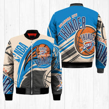 Load image into Gallery viewer, Oklahoma City Thunder NBA Balls Bomber Jacket Apparel Gift For Fans L0711-19
