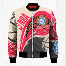 Load image into Gallery viewer, Philadelphia 76ers NBA Balls Bomber Jacket Apparel Gift For Fans L0711-17