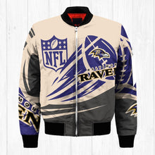 Load image into Gallery viewer, Baltimore Ravens NFL Balls Bomber Jacket Apparel Gift For Fans L0711-02