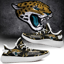 Load image into Gallery viewer, Jacksonville Jaguars NFL Like Yeezy Shoes Lightning Black Edition Gift For Fans T0811-V08-19