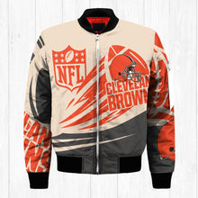 Load image into Gallery viewer, Cleveland Browns NFL Balls Bomber Jacket Apparel Gift For Fans L0711-29